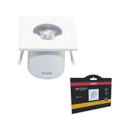 Spot Mini Laser Deluxe Elegance Quadrado 15w Branco