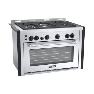Fogão De Embutir Venax 5 Bocas Temis Gas Glp Inox 220V