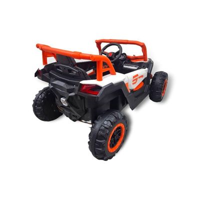 Quadriciclo Utv Carro Elétrico Bang Toys Infantil 12v R3 Com Controle Remoto Laranja
