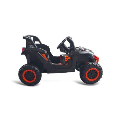 Quadriciclo Utv Elétrico Bang Toys Infantil 12v R3 Preto Com Laranja Bivolt
