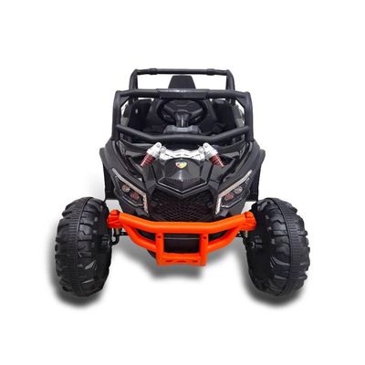 Quadriciclo Utv Elétrico Bang Toys Infantil 12v R3 Preto Com Laranja Bivolt