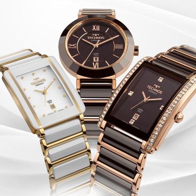 Relógio Technos Feminino Ceramic-saphire Rosé - Gn10az-1m Gn10az-1m