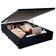 Cama Box Baú Casal Sintético Sereneprime Preto 138x188x44