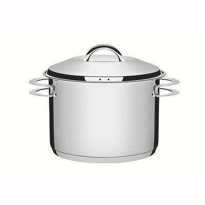 Caldeirão Solar Em Aço Inox Fundo Triplo Com Tampa E Alças 24cm 7,8l - Tramontina 62505240