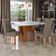 Conjunto Sala De Jantar Amsterdã New Mesa Com Tampo Giratório 6 Cadeiras Grécia Madeirado/mascavo