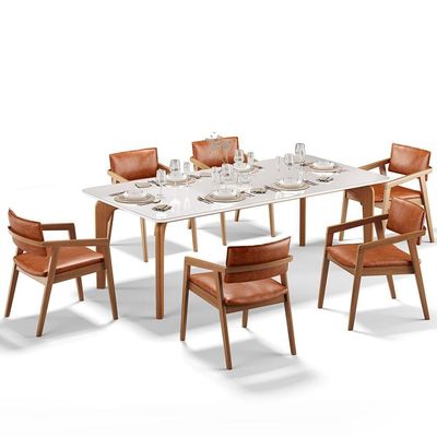 Kit 06 Cadeiras Para Sala De Jantar Estar Living Giorgia B04 Couríssimo Camel