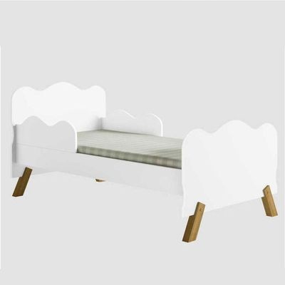 Mini Cama Infantil Com Guarda Nuvenzinha Neve