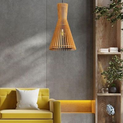 Luminária Teto Tipo Pendente Turin Mdf - Completa Mdf Cru