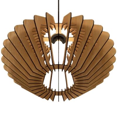 Luminária Teto Tipo Pendente Vinci Mdf - Completa Mdf Cru