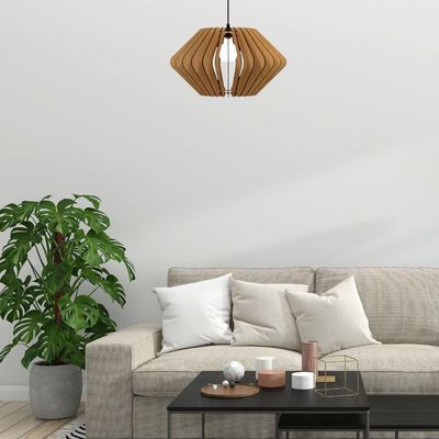 Luminária Teto Tipo Pendente Vinci Mdf - Completa Mdf Cru
