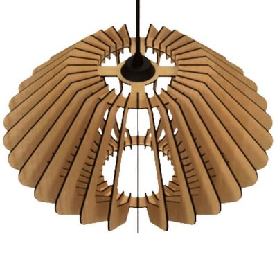 Luminária Teto Tipo Pendente Vinci Mdf - Completa Mdf Cru