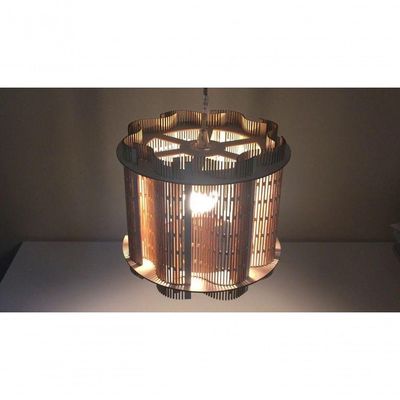 Luminária Teto Tipo Pendente Pandora Mdf - Completa Mdf Cru