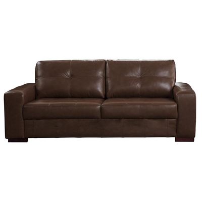 Sofá Decorativo 2 Lugares Turim 150cm Couro Caramelo G58 - Gran Belo