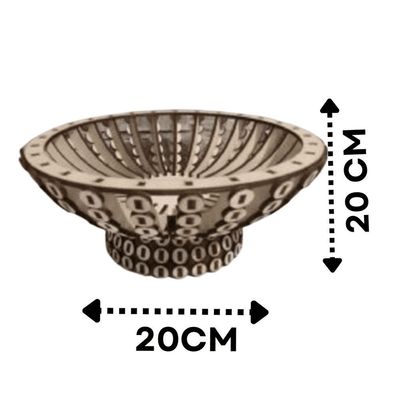 Cesta De Fruta Corte à Laser Em Mdf