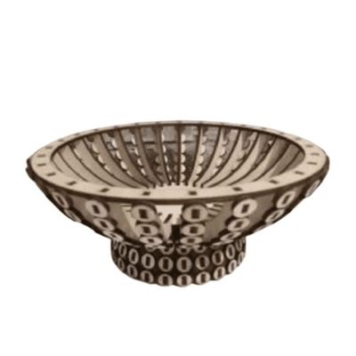 Cesta De Fruta Corte à Laser Em Mdf