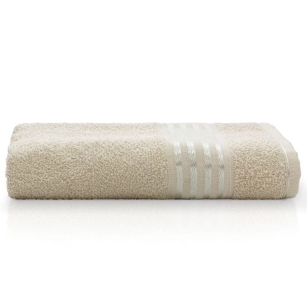 Toalha de Banho Camesa Decor 99% Algodão Bege Toalha de Banho Camesa Decor 99% Algodão Bege