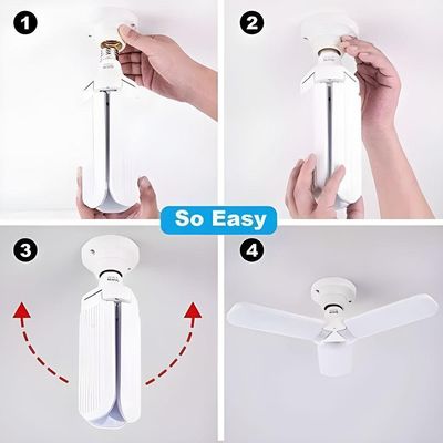 Lâmpada Led De Pétala 45w Branco Potente E Econômica E Com Design Moderno, Soquete E27 E Alimentação Bivolt