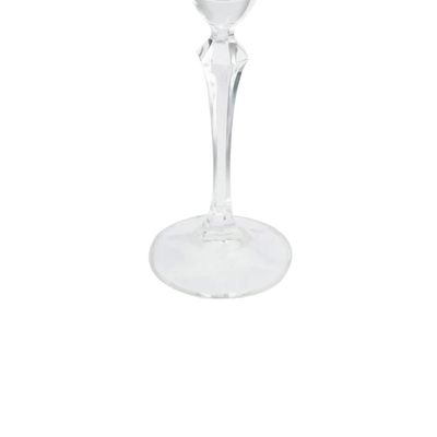 Jogo de taças champanhe cristal ecológico Bohemia Brocade com friso de ouro 200ml 6 peças