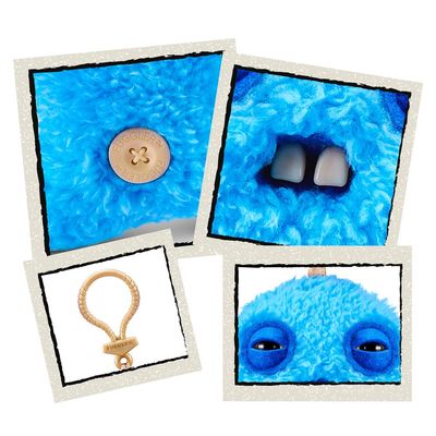 Chaveiro de Pelúcia Fuggler Key Rings 13cm - Azul