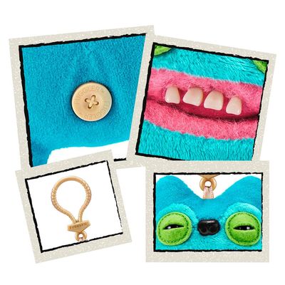 Chaveiro de Pelúcia Fuggler Key Rings 13cm - Verde