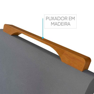 Conjunto Cristal Mesa 1,2m 4 Cadeiras Maciça Móveis Mundial Mel/off-white/cinza Profundo