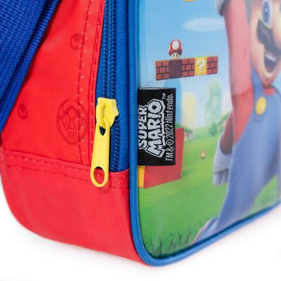 Lancheira Escolar Masculina Mario U / Vermelho
