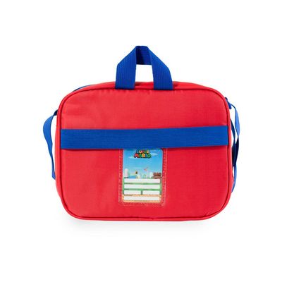 Lancheira Escolar Masculina Mario U / Vermelho