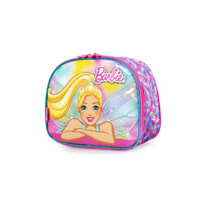 Lancheira Escolar Feminina Barbie Premium Rosa U / Verde