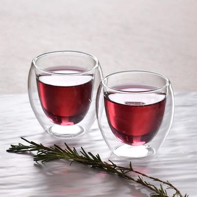Jogo de copos parede dupla em vidro Maxwell & Williams Blend 250ml 2 peças
