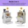 Kit Armário De Cozinha Aéreo 62,5cm Com Balcão Multiuso Multimóveis Mp5063 Branco
