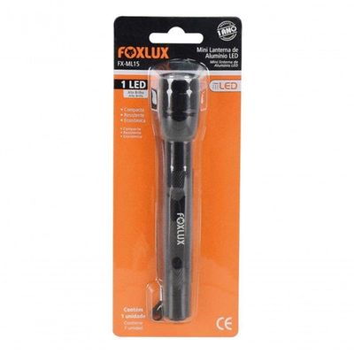 Lanterna Led Em Aluminio 15 Cm Ml5 Foxlux