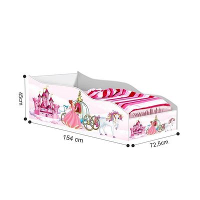 Cama Carro Menina Infantil Carruagem Unicórnio