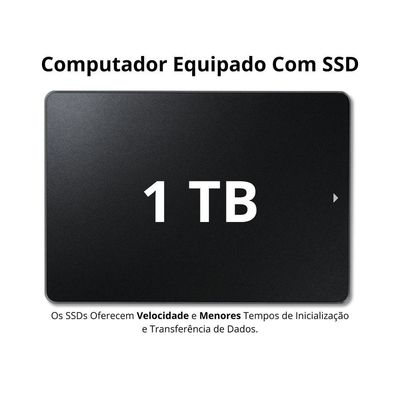 Pc Gamer Computador Completo Intel Core I7 16gb Ssd 512gb Kit Gamer Headset Monitor 19,5''