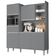 Kit De Cozinha Compacta 160cm Isabel Com 5 Portas Cinza