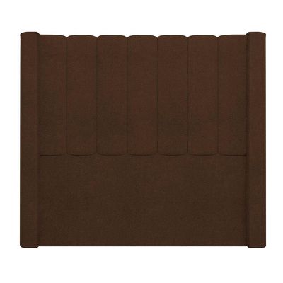 Cabeceira Casal King Cama 195cm Claire I02 Bouclê Marrom - Mpozenato