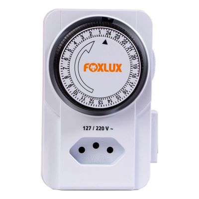 Timer Temporizador Programador Analógico Bivolt Foxlux