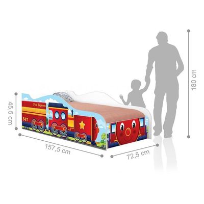 Mini Cama Carro Trenzinho Kids Infantil