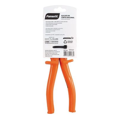 Alicate De Corte Diagonal 6 1000v Famastil