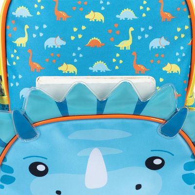 Mochila Infantil Pets Dinossauro Azul Escuro U / Azul escuro