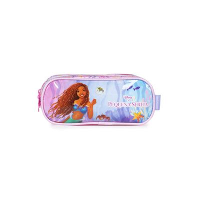 Estojo Escolar Feminino 3 Compartimentos Ariel Premium Rosa Escuro U / Rosa