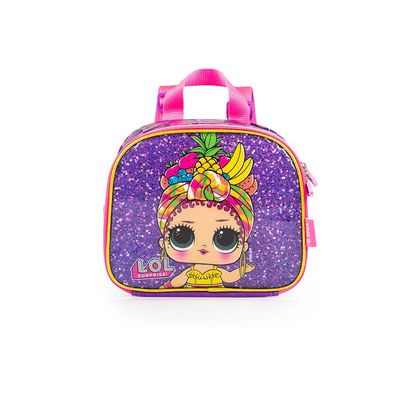 Lancheira Escolar Infantil Feminina LOL Premium Roxa U / Roxo