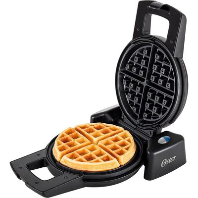 Kit Liquidificador New Osterizer Chrome E Máquina De Waffle Oster 110V