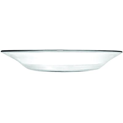 Kit Jogo Prato Fundo Sopa Transparente 10 Peças 22,5cm