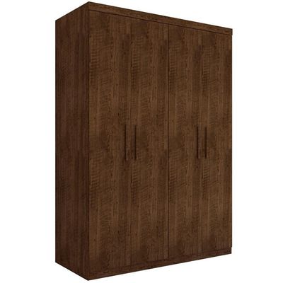 Guarda Roupa Miami Com Quatro Portas Malbec
