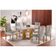 Conjunto Sala De Jantar 6 Lugares 6 Cadeiras Mel Off White
