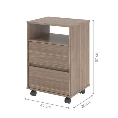 Conjunto De 2 Gaveteiros Flox Affara