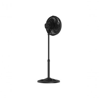Ventilador De Coluna Preto 30cm Turbo 6 Pas Oscilante Ventisol 220V