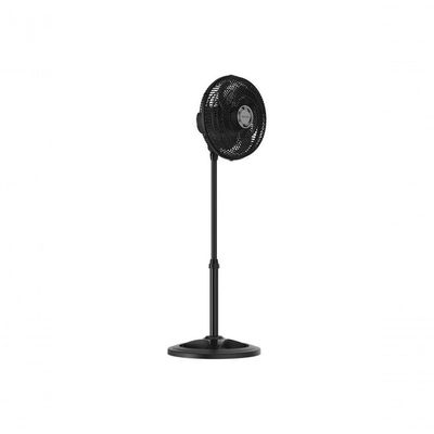 Ventilador De Coluna Preto 30cm Turbo 6 Pas Oscilante Ventisol 220V