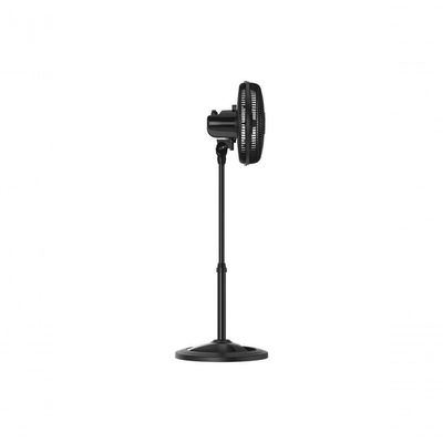 Ventilador De Coluna Preto 30cm Turbo 6 Pas Oscilante Ventisol 220V