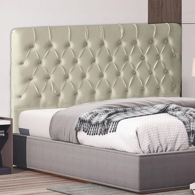 Cabeceira De Cama Box Estrela Casal 140 Cm Suede Botão Cristal Porcelana Do Lar Móveis E Decoração